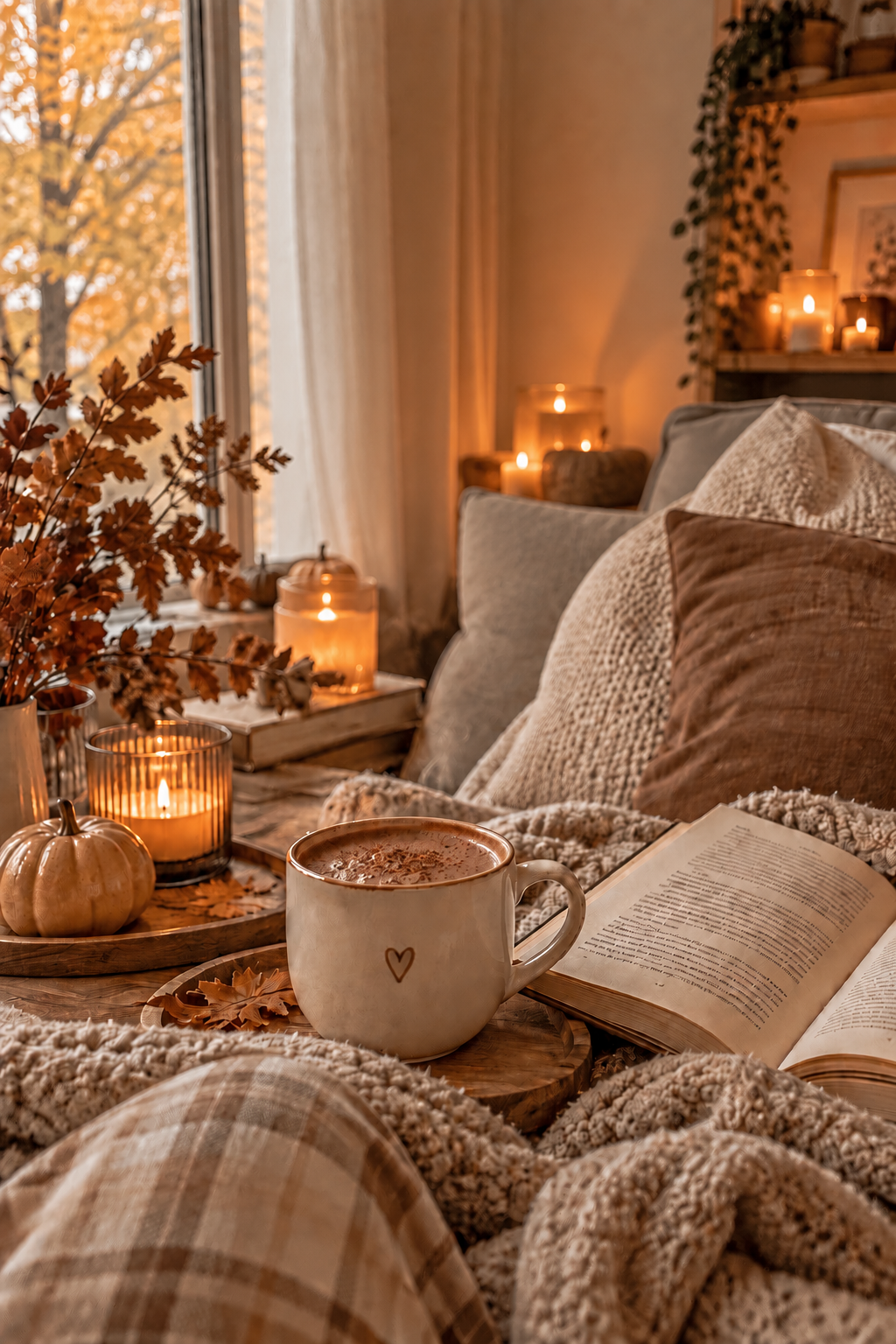 Herbsttage romantisieren: Mach es dir gemütlich